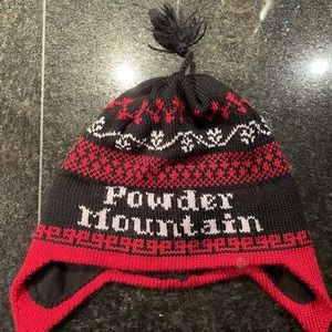 Powder Mountain winter ski hat